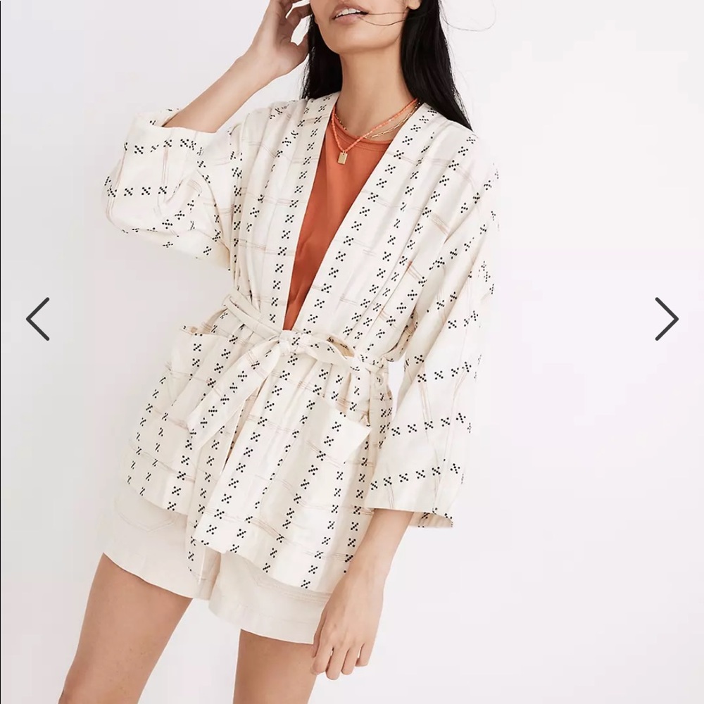 ✨🆕 Madewell Jacquard Wrap Jacket